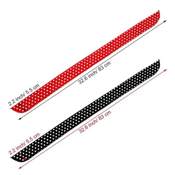 2Pieces Polka Dot Headbands for Girls and Women Headband Retro Bandana Halloween - Picture 5 of 6